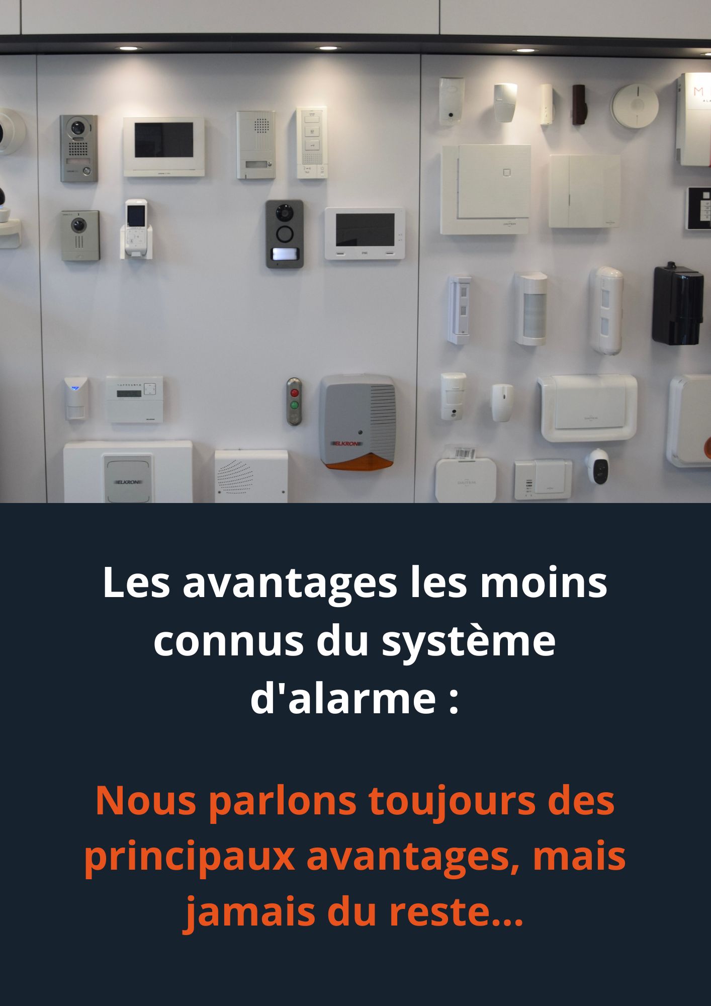 Les avantages les moins connus de l'alarme